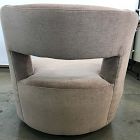 Open Box: Millie Swivel Chair - Performance Distressed Velvet Mauve