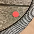 Open Box: Porto Outdoor Round Side Table (16.5") - Driftwood