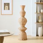 Open Box: Woven Wicker Floor Vase (53.2"H) - Natural