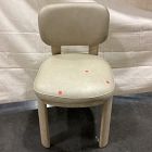 Open Box: Anton Leather Counter Stool (26"H) - Ludlow Leather Sand, Cerused White