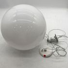 Open Box: Aria Round Glass Pendant (16") - White/Milk Glass
