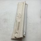Open Box: Crossweave Roman Shade With Blackout (32"W x 64"L) - Natural Canvas