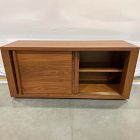 Open Box: Cutler L-Shaped Storage Desk (68") - Cool Walnut