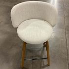 Open Box: Devon Counter Stool (26") - Twill Sand, Toasted Oak