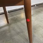 Open Box: Hyde Dining Chair - Ludlow Leather Cumin, Cool Walnut
