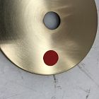 Open Box: Jules Pendant, Large - Antique Brass, Milk Glass