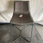 Open Box: Slope Leather Counter Stool (26") - Saddle Leather Slate, Charcoal