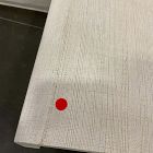 Open Box: Solstice Painted Raffia Low Coffee Table (44") - Whitewash