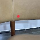 Open Box: Hyde Dining Chair - Ludlow Leather Cumin, Cool Walnut Frame