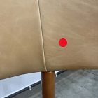 Open Box: Hyde Dining Chair - Ludlow Leather Cumin, Cool Walnut Frame