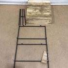 Open Box: Industrial Solid Wood Storage Side Table (20") - Raw Mango