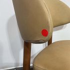 Open Box: Hyde Dining Chair - Ludlow Leather Cumin, Cool Walnut Frame