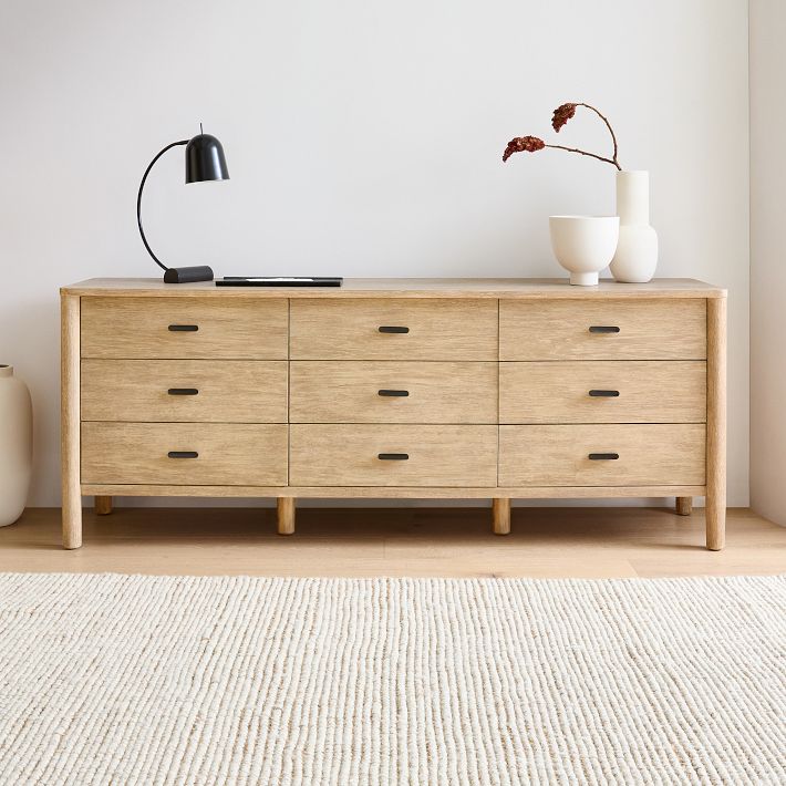 long dresser Sikaic 55.1 Inches with 10 Storage Drawers White and as such Amerlife Lenny Tall Drawers Dresser