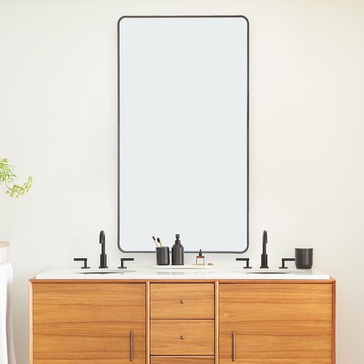 Streamline Metal Wall Mirror by West Elm