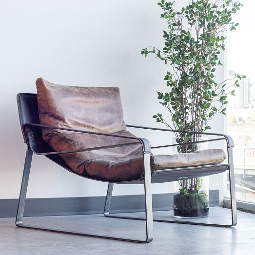 Bram Reclined Sling Chair by West Elm