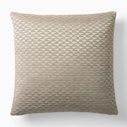 Geo Brocade Pillow Cover by West Elm