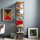 Industrial Solid Wood Modular Bookshelf (17")