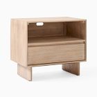 Anton Solid Wood Grand Open Nightstand (28")