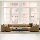 Aviana Leather 3-Piece U-Shaped Sectional (155")