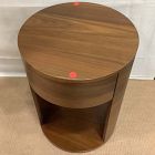 Open Box: Claremont Round Nightstand (15") - Cool Walnut