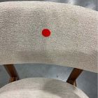 Open Box: Edison Dining Side Chair - Performance Chenille Tweed Sand, Cool Walnut