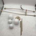 Open Box: Holling 4-Light Chandelier (54") - Mushroom