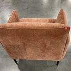 Open Box: Penn Chair - Performance Modern Chenille Burnt Umber, Black