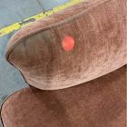 Open Box: Penn Chair - Performance Modern Chenille Burnt Umber, Black