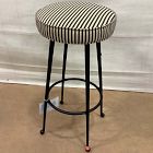 Open Box: Pierce &amp; Ward Bar Stool (30"H) - Stripe, Black Cast