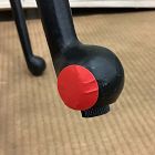 Open Box: Pierce &amp; Ward Bar Stool (30"H) - Stripe, Black Cast