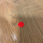 Open Box: Pierce &amp; Ward Burl Inlay Coffee Table (42") - Light Nutmeg