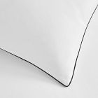 750 Thread Count Piped Sateen Duvet Cover &amp; Shams