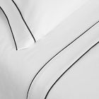 750-Thread-Count Piped Sateen Sheet Set