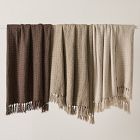 Cozy Textured Mini Basketweave Throw