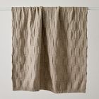 Modern Basketweave Knit Throw
