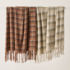 Plaid Pop Faux Mohair Throw
