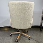 Open Box: Atkins Desk Chair - Flax/Linen Lisbon Cream, Toasted Ash Base