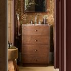 Pierce &amp; Ward Burl Wood Single Bathroom Vanity (24"&ndash;36")