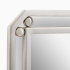 Pierce &amp; Ward Square Deco Dot Wall Mirror