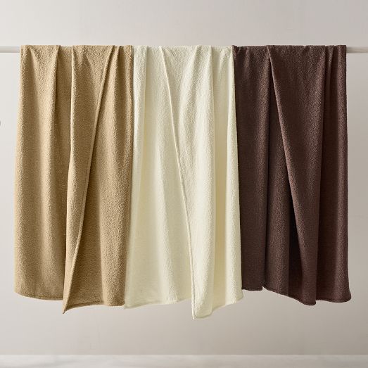 Luxe Boucle Throw by West Elm