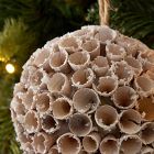 Dried Snowy Ball Ornament