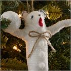 Felt Snow Angel Bear Ornament