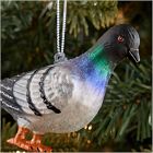 Glass Pigeon Ornament
