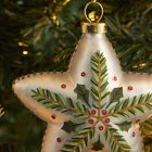 Tannenbaum Glass Star Christmas Ornament