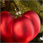 Glass Tomato Ornament