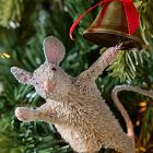 Naughty or Mice Bottlebrush Ornament - Bell