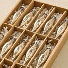 Small Glass Marquise Ornaments (Set of 25) - Mercury