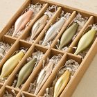 Small Glass Marquise Ornaments (Set of 25) - Pastel