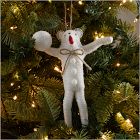 Felt Snow Angel Bear Ornament
