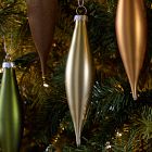 Medium Glass Marquise Ornaments (Set of 9) - Jewel